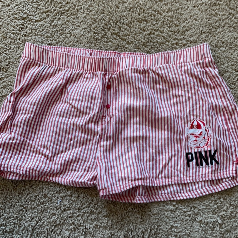 PINK (Victoria’s Secret) UGA sleep shorts